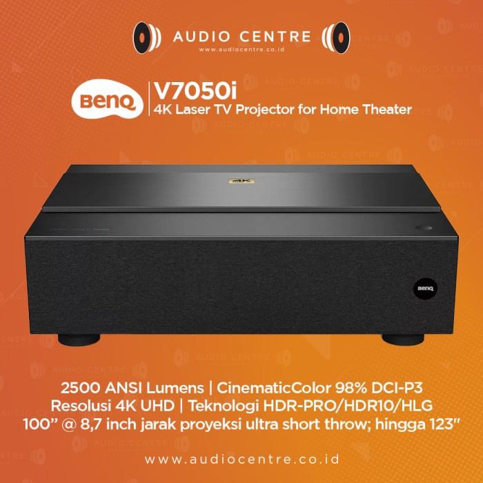 OFFICIAL PRODUCT BenQ V7050i 4K Smart Laser TV Home Projector HDR PRO Android TV