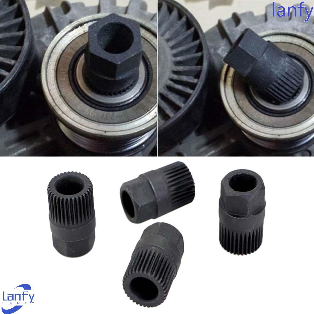 Lanfy Alat Pelepas Pulley Universal Steel Alternator Tools Hexagon Clutch Removal Hand Bongkar Pasang Alat 33gigi Cabut Sleeve Tool