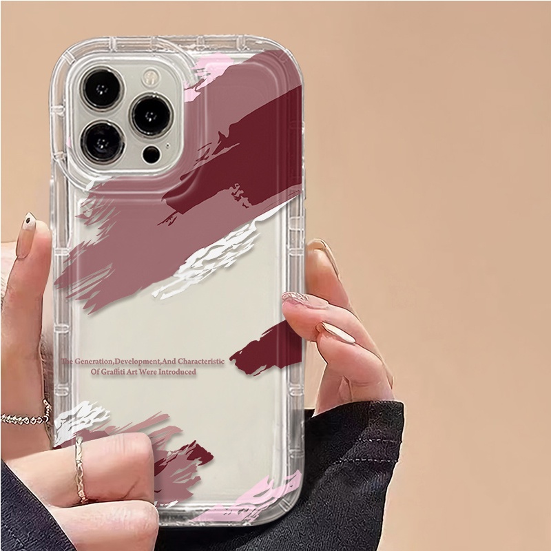 IPHONE Soft Phone Case Kompatibel Untuk Iphone11 14 13 12 Pro XS Max Casing X XR 7+ 8plus Transparan TPU Silikon Shockproof Cover