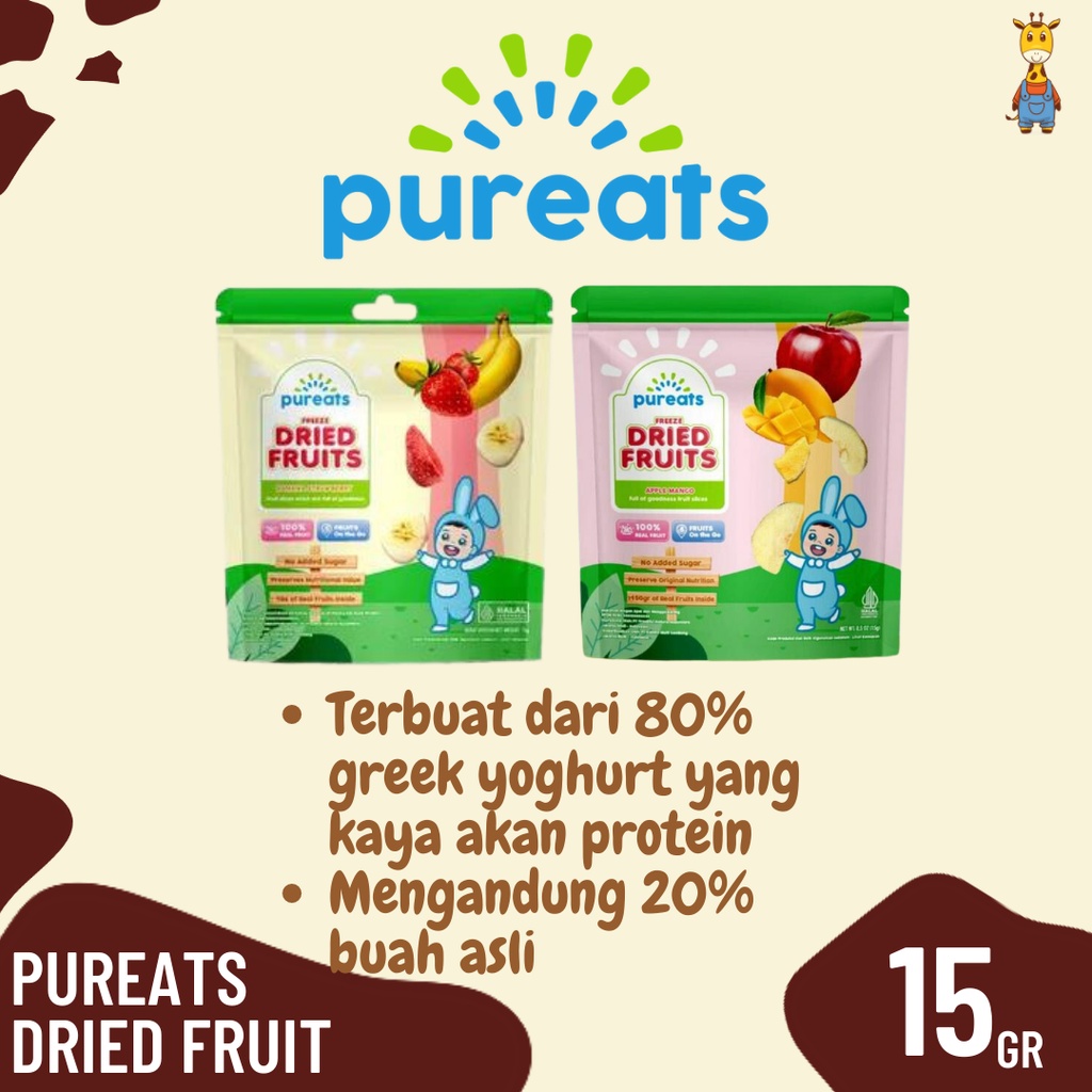 Pureats Freeze Dried Fruits 15g