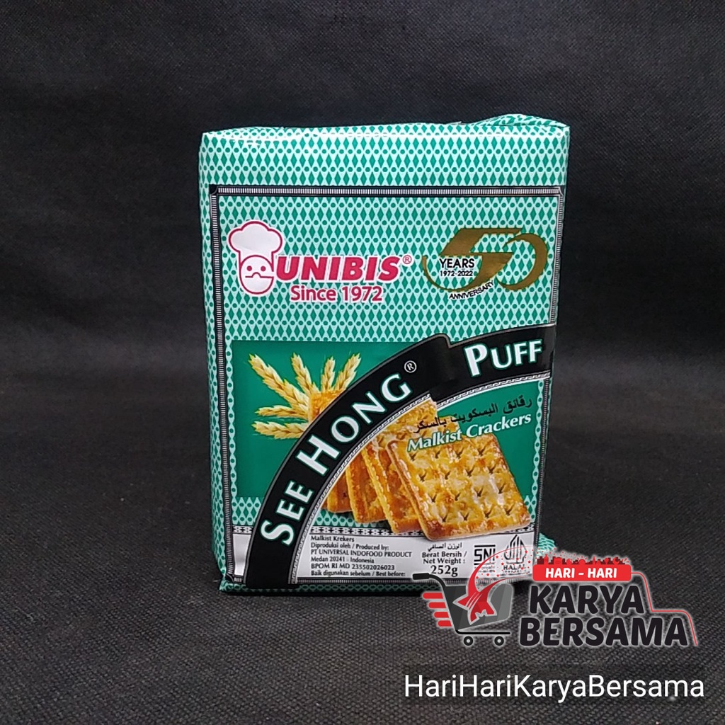 

BISKUIT UNIBIS SEE HONG PUFF GULA 252GR