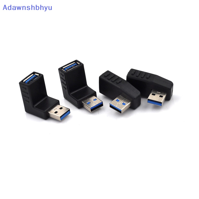 Adhyu USB 3.0 Male to Female Adaptor Siku L Shaped Extension Connector ID