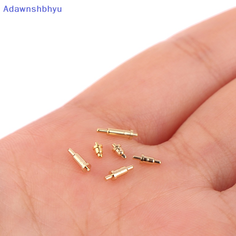 Adhyu 10Pcs Konektor Pogo Pin Pogopin Spring Loaded Contact SMD Pcb3 4 5 6 7 8 9 10 12 14 MM Test Prob ID