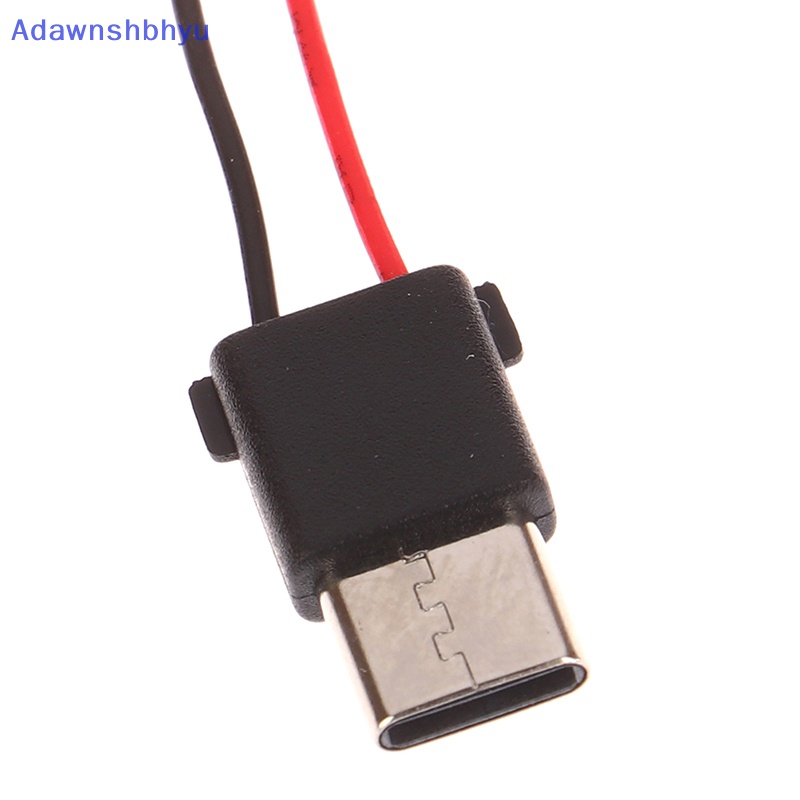 Adhyu USB Type-C Waterproof Connector Welding Wire Female Socket Soket Antarmuka Pengisian Port Tipe-C Dengan Kawat Las ID