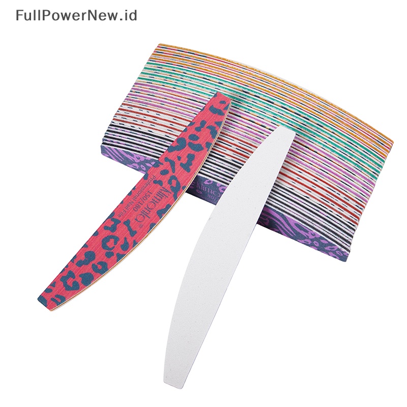 Power Nail File100/180Setengah Bulan Nail Art Nail Sanding Gerinda Poles Manicure ID