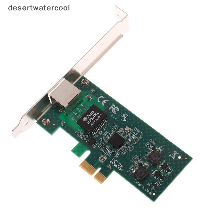 Deid 1Set 1000Mbps Gigabit Ethernet 82574L Chipset Desktop PCI-E X1 Kartu Jaringan RJ-45 LAN Adapter Converter Network Controller Martijn