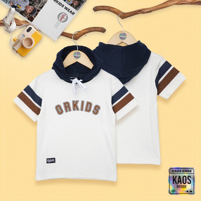 ORKIDS Baju Kaos Anak Spot / Bw - L