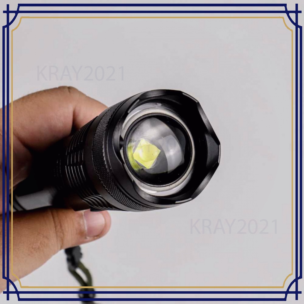 TaffLED Senter LED Long Range Zoom USB Rechargeable P50 - TG-S191