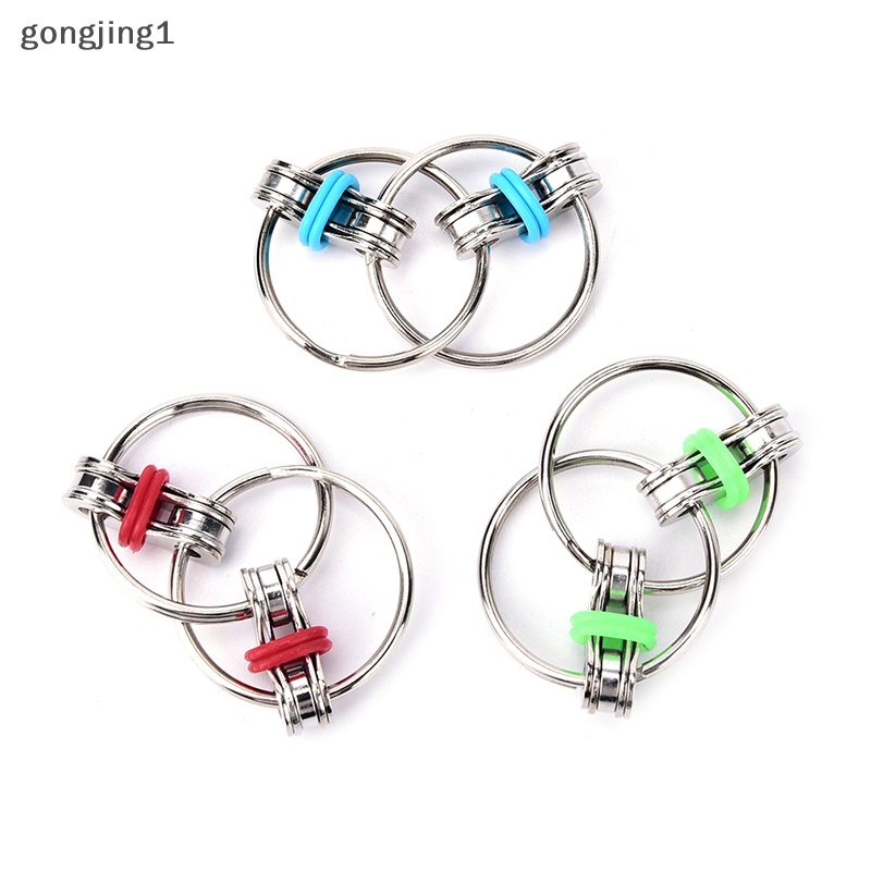 Ggg Hot Flippy Chain Ring Fidget Toy Hand Spinner Kecemasan Penghilang Stress ID