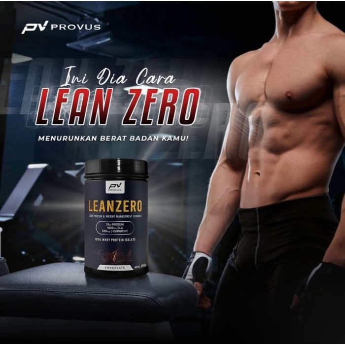 Provus Lean Zero Whey Protein Isolate + Fat Burner 1 Lbs 450 Gram