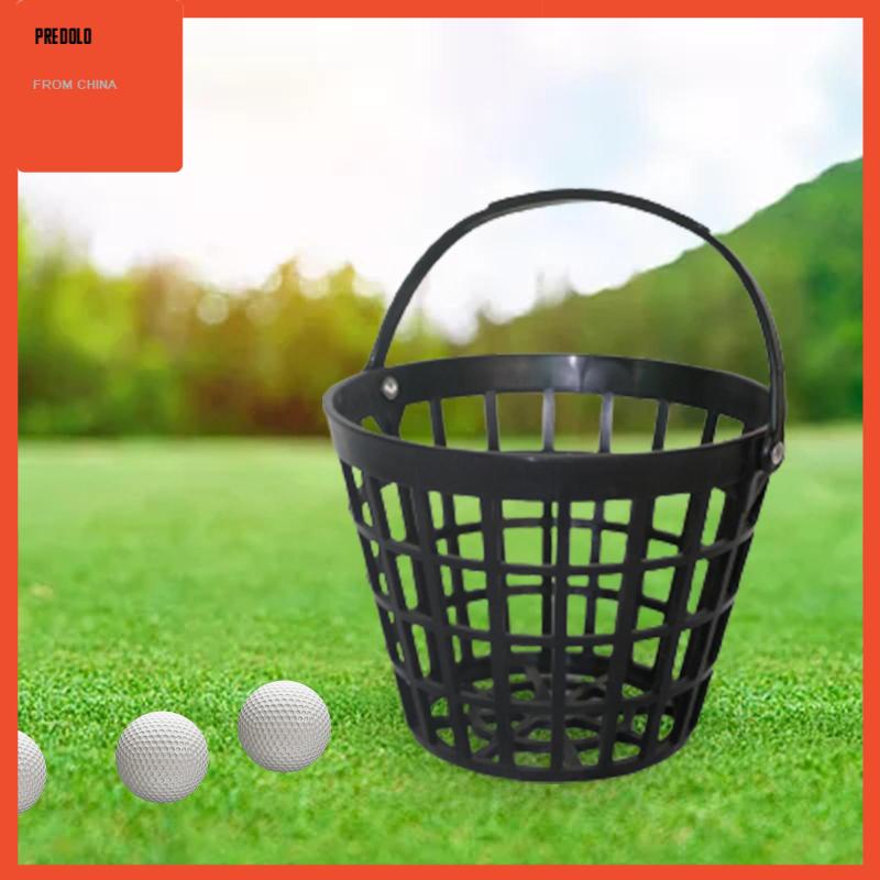 [Predolo] Golf Range Bucket Carrier Golf Ball Holder Portable Display Keranjang Bola Golf