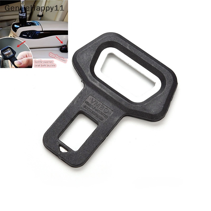 Gentlehappy 1PC Universal Car Auto Pembuka Botol Sabuk Pengaman Gesper Alarm Stopper Klip Penjepit id