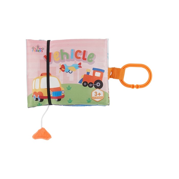 LITTLE FRIENDS Busy Book Montessory Toys Buku Bayi Mainan Edukatif Buku Bantal Bayi
