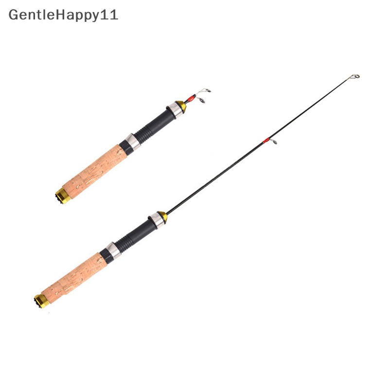 Gentlehappy Kokot Pancing Es Udang Ultra-Pendek Telescopic FRP Fiber Fishing Reels Umpan Anti Slip Handle Casg Rod Tackle id