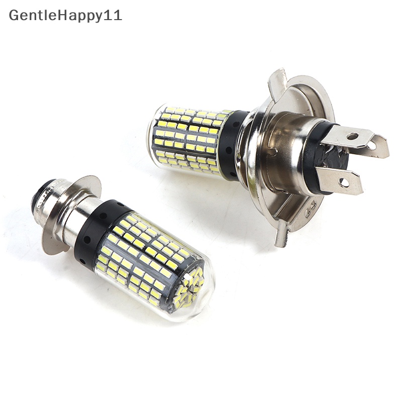 Gentlehappy Lampu Depan Motor LED H4 H6 Bohlam Hi Lo beam 144SMD Moto Lampu Motor LED id