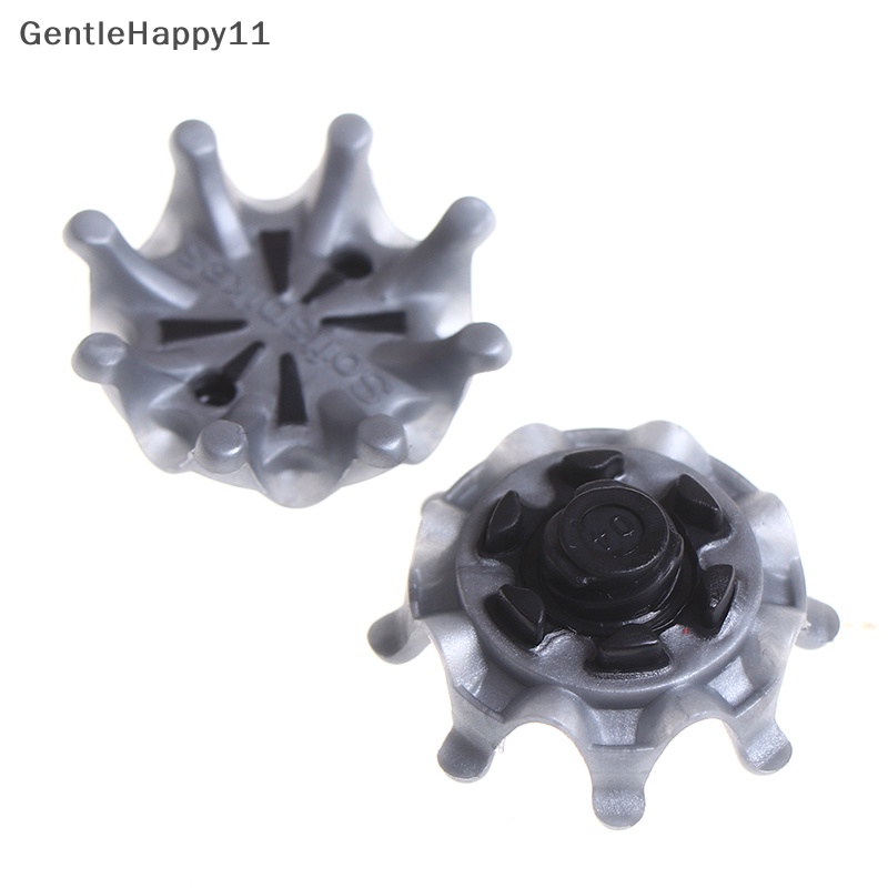 Gentlehappy 14x Silver Sepatu Golf Paku Putar Cepat Studs Cleats Softspikes Untuk Footjoy id