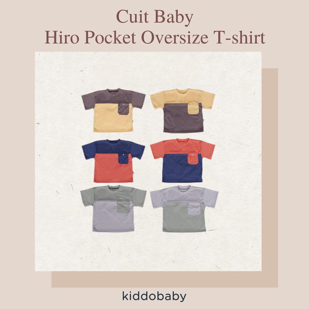 Cuit Baby Hiro Pocket Oversize T-shirt | Baju Anak