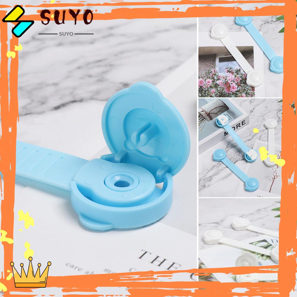 SUYO 5/10pcs Pengaman Bayi Colorful Anak Jendela Pintu Stopper Kulkas Lemari