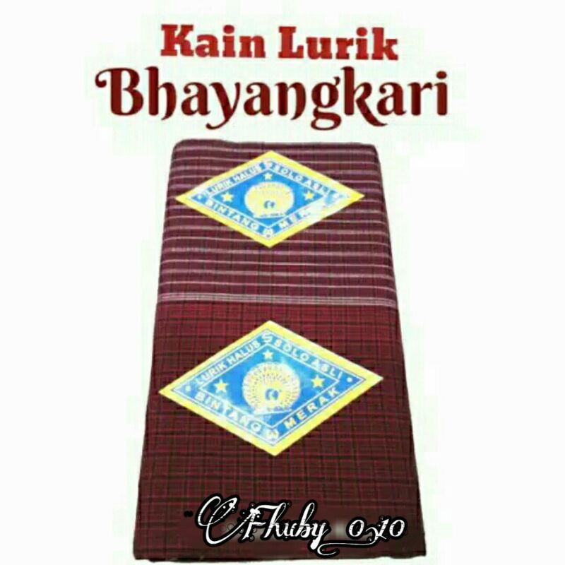 Kebaya dan Sorjan Kain Tenun Lurik Bhayangkari / Kain Tenun Murah Lurik