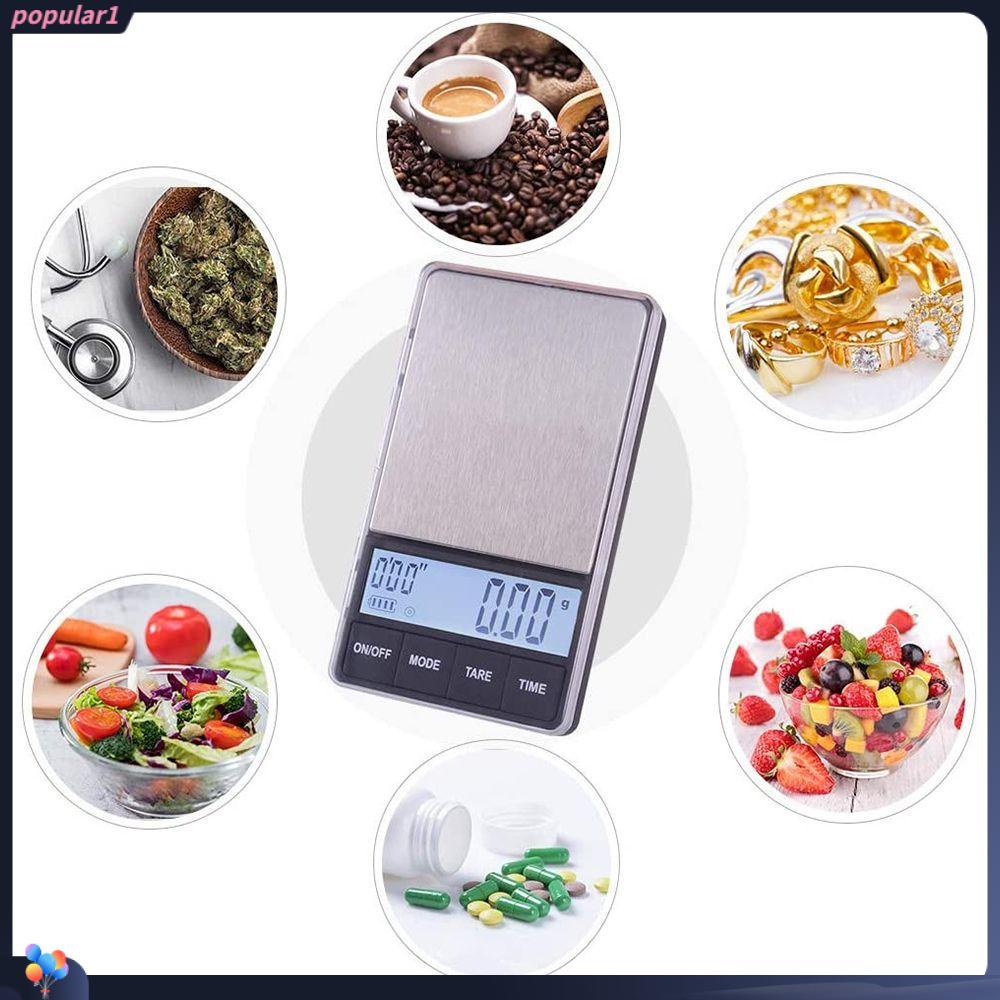 POPULAR Populer Smart Coffee Scale Portable Weight Balance Timbangan Elektronik LCD Rumah