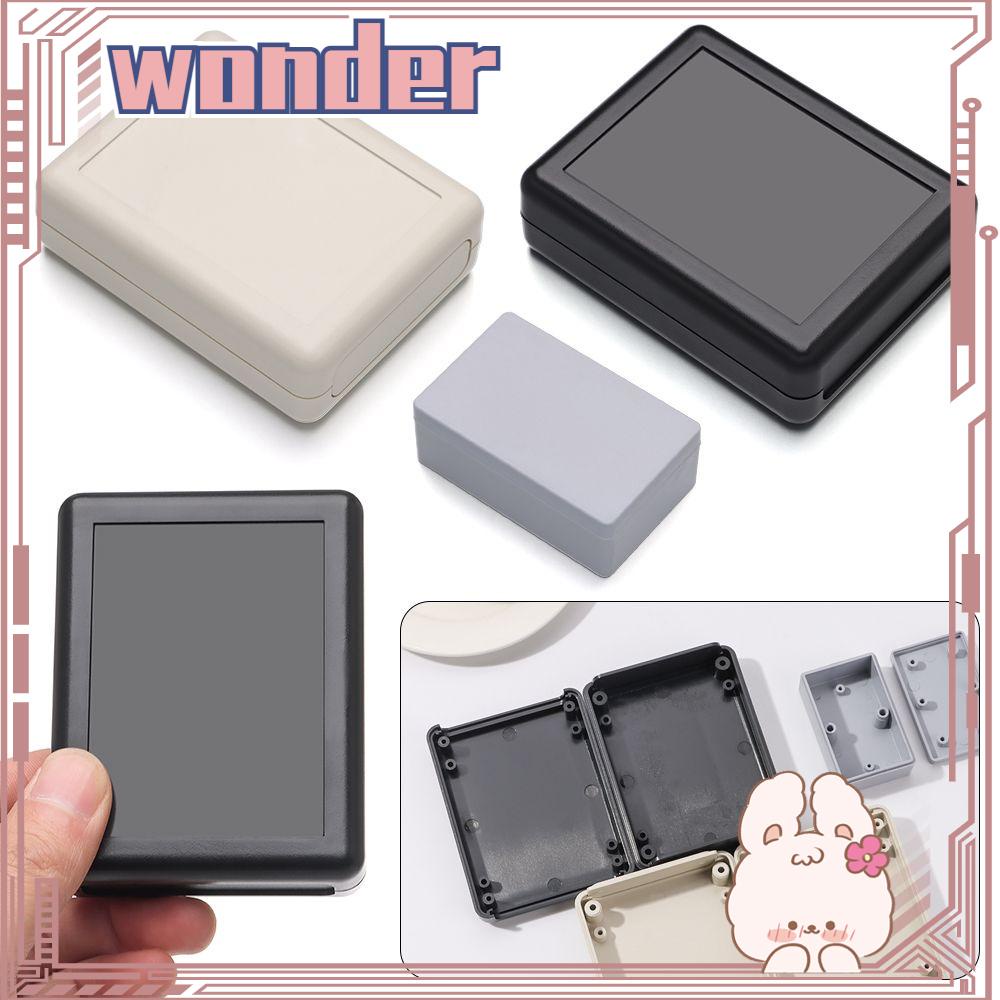 WONDER 1/2pcs Enclosure Case DIY Aksesoris Elektronik 55x35x20mm/90x70x28mm Kotak Persimpangan Kawat