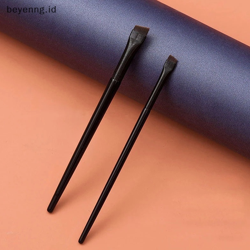 Beyen Sikat Alis Super Tipis Eyeliner Brush Rambut Sintetis Siku Tajam Alat MakeUp ID