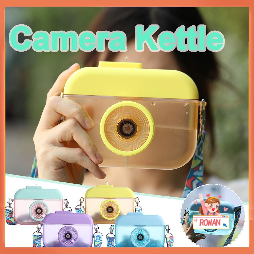 R-FLOWER Ketel Kamera 400ml Plastik Anti Bocor Juice Cup Drinkware Aksesoris Dapur Gelas Air