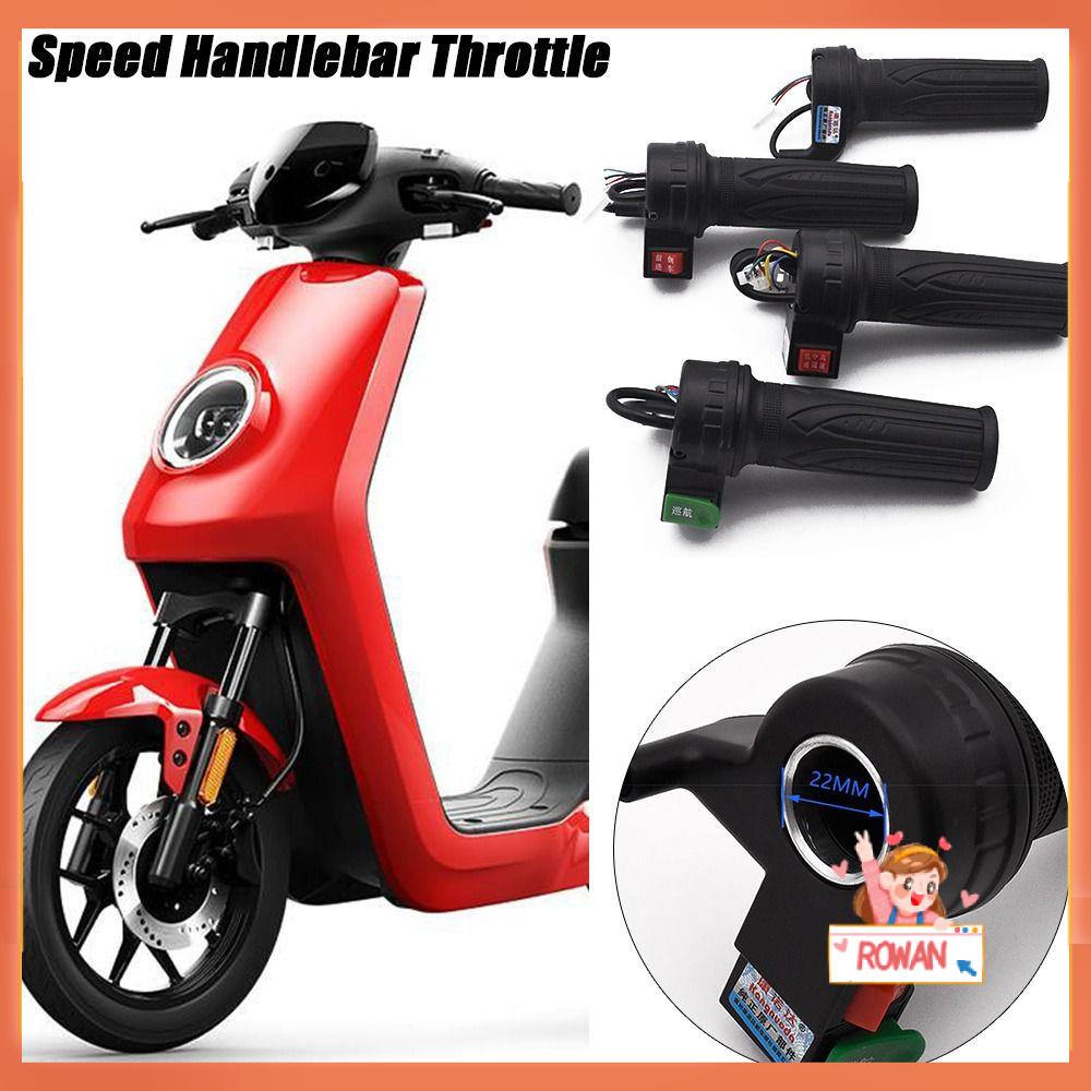 R-FLOWER Speed Stang Throttle Gagang Putar Elektrik Gagang Throttle Pegangan Throttle Bersepeda