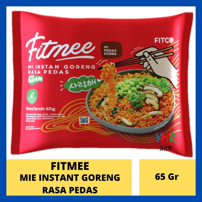 Fitmee Mie Instan Bayam Goreng Pedas Soto Low Calorie