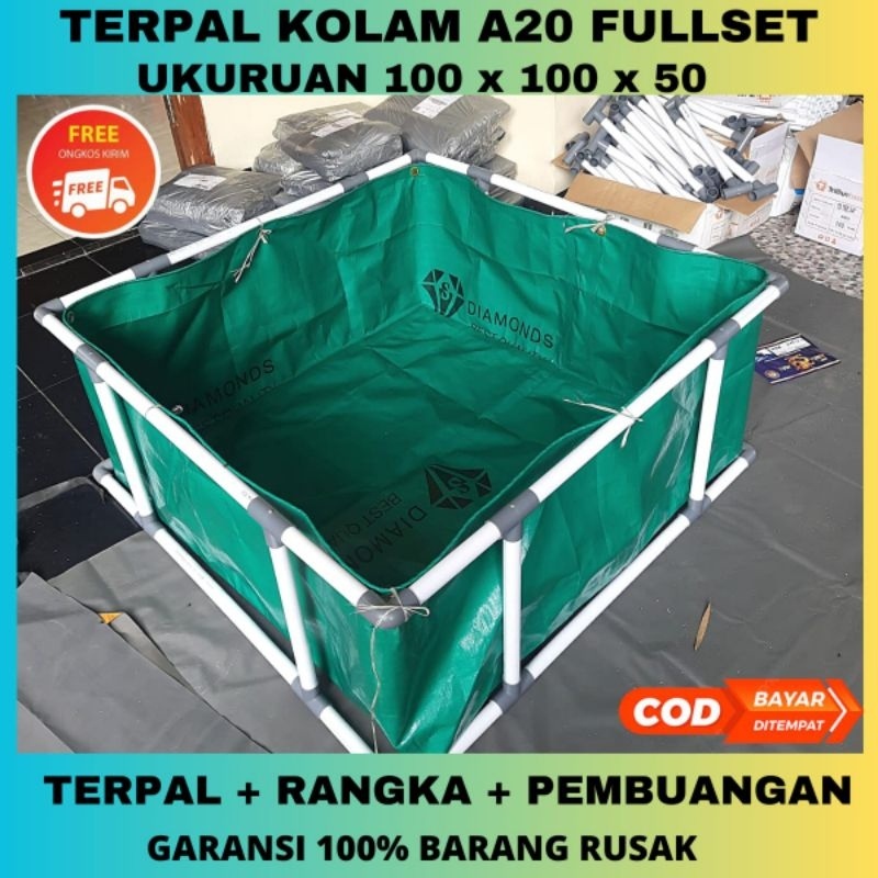 RANGKA TERPAL KOLAM RANGKA KOLAM TERPAL IKAN DAN LAIN2