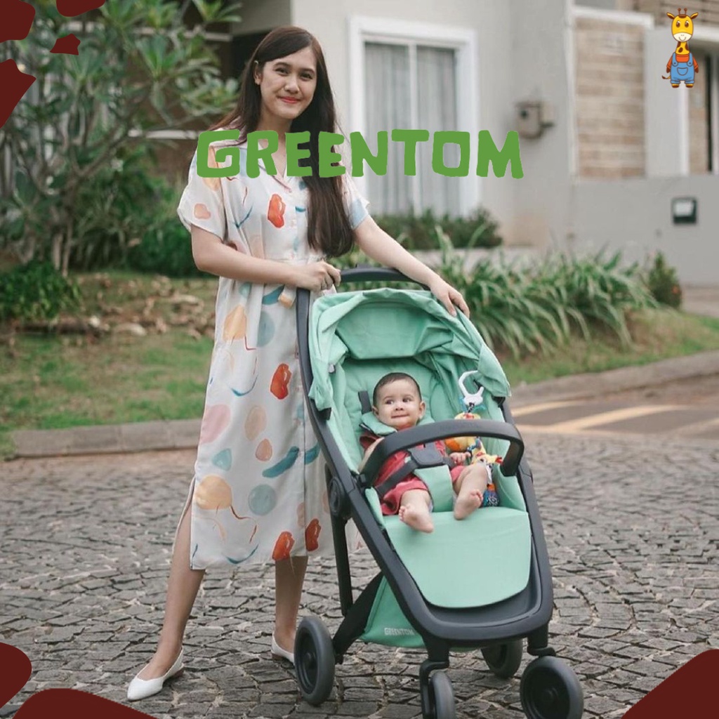 Greentom Classic Set White Frame / Stroller / Kreta Dorong Bayi