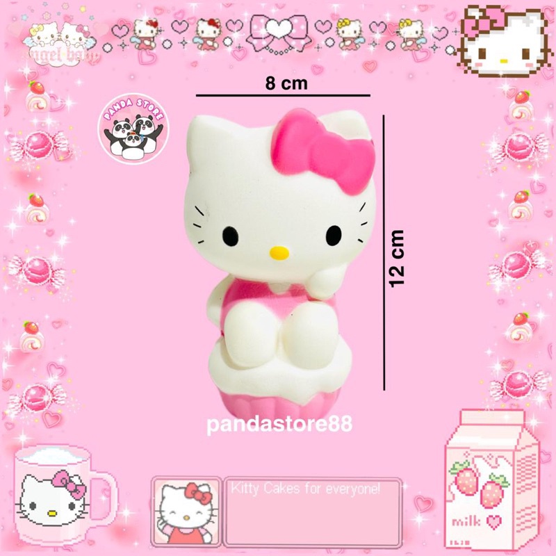 Mainan Squishy Sanrio New Mainan Anti Stress Lucu Melody Kuromi Cinnamomroll Hellokitty pompompurin