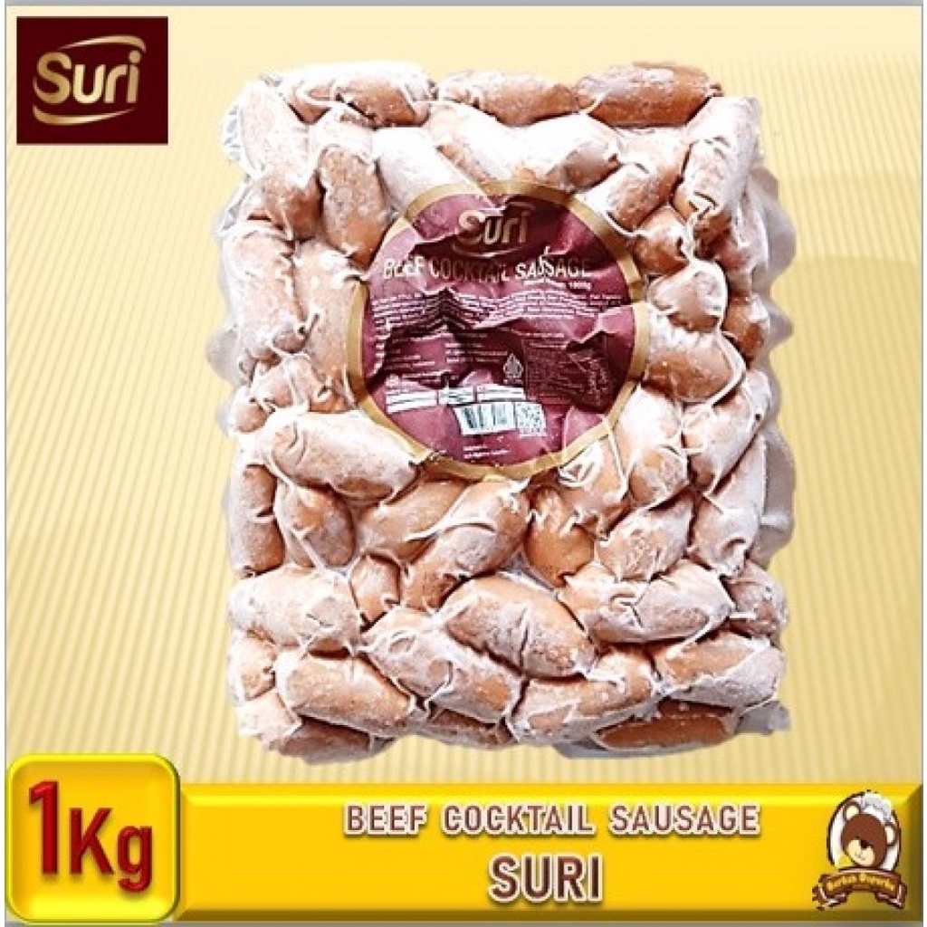 

Suri Beef Cocktail Sausages 1Kg Frozen Grosir Bogor