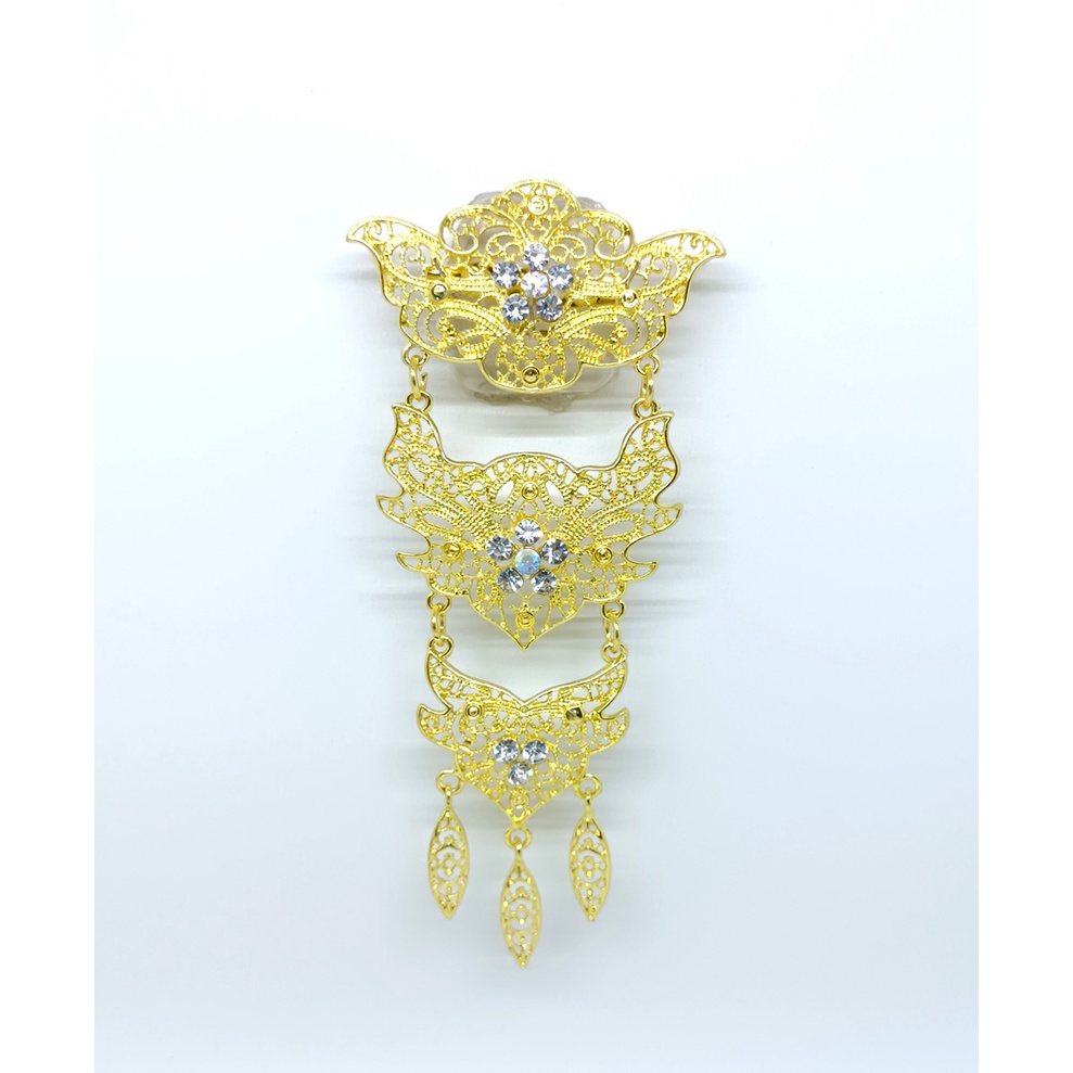 bros kebaya anak dan remaja/bros etnik susun tiga/bros kutubaru/bros kebaya tingkat