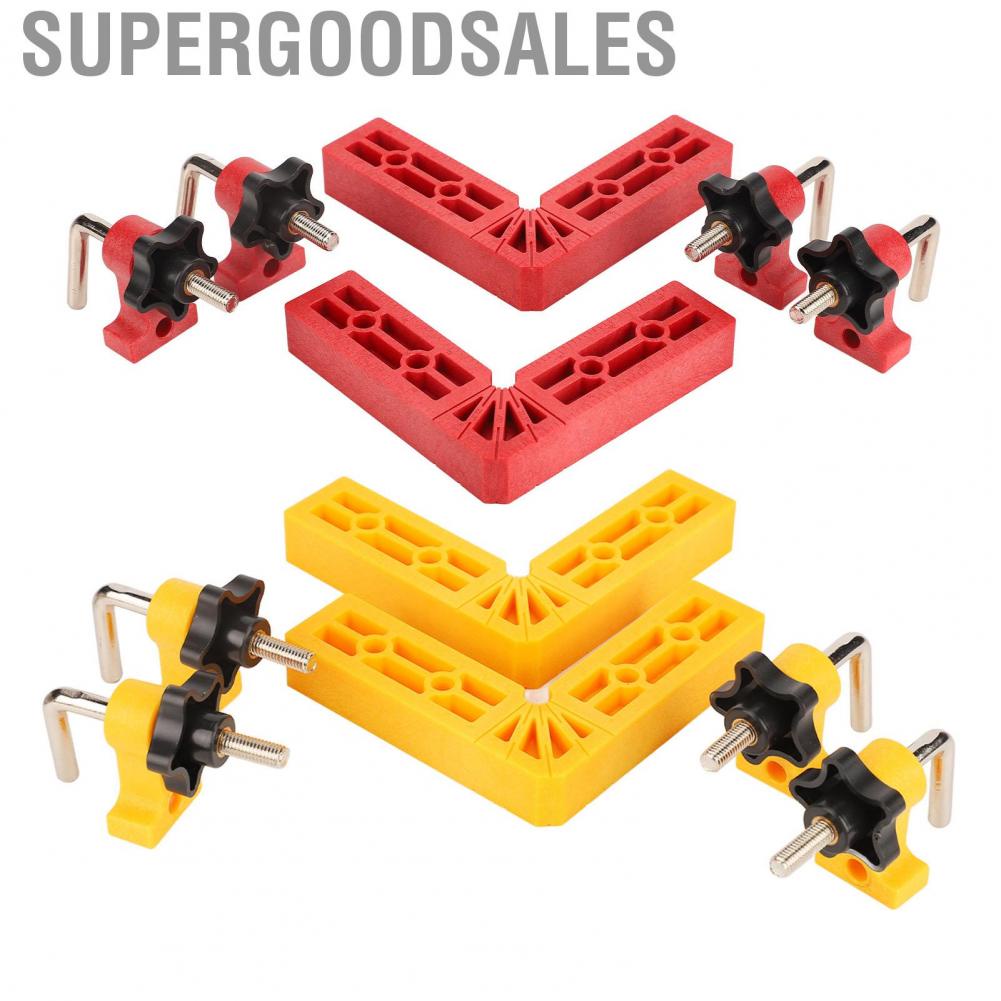 Supergoodsales Right Angle Clamps  Non Damaging 90 Degree Beveled Edge Corrosion Resistant for Box Picture Flame Carpenter