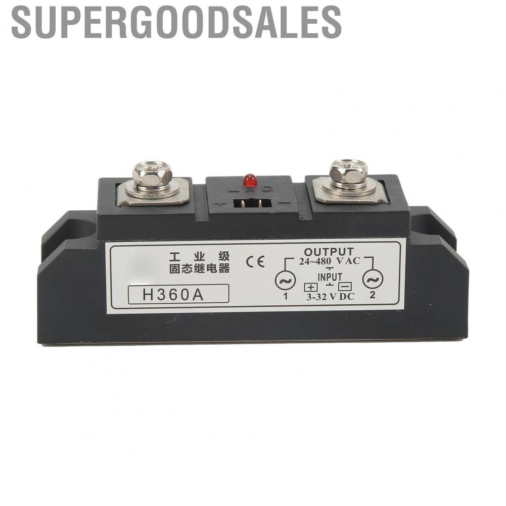 Supergoodsales State Relay Industrial SSR With  Indication 24‑480V AC Output