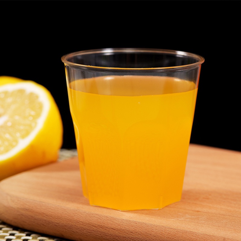 Deid 50PCS Gelas Sloki Pesta Mini Bening Plastik Sekali Pakai Jelly Cups Tumblers Martijn