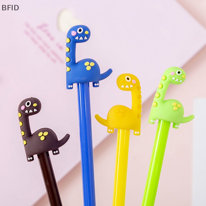 [BFID] 1pcs 0.5mm Kreatif Kartun Dinosaurus Gel Pena Siswa Sig Kreatif Alat Tulis Perlengkapan Sekolah [ID]