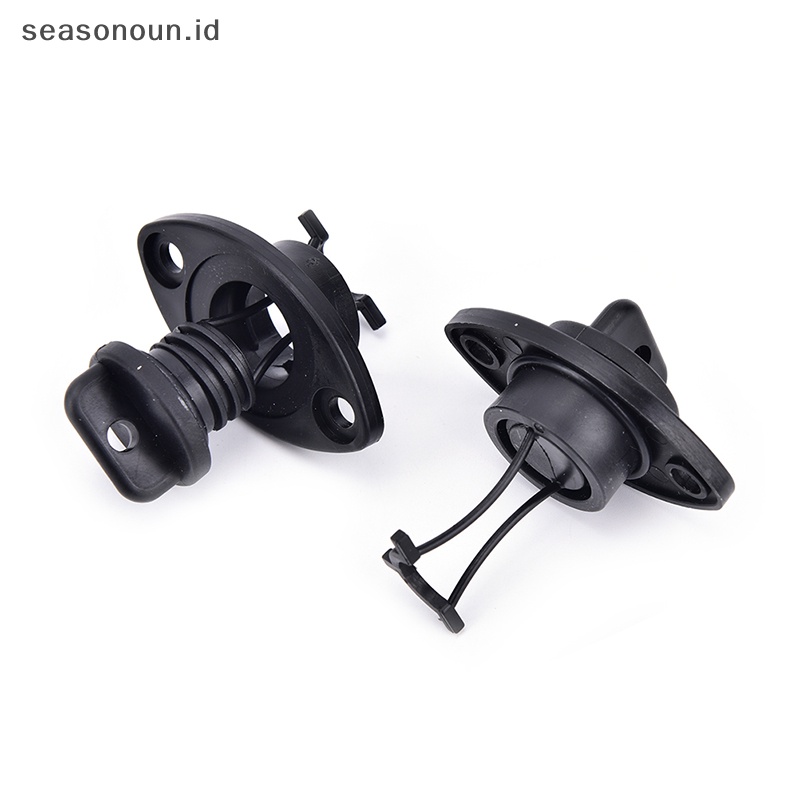 Rjmeasonoun 2pcs/set universal drain plug kit colokan bung untuk perahu sampan dinghy kayak .