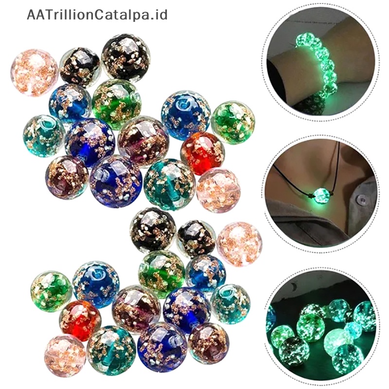 Galihrillion syalatalpa 10pcs suara 10mm galihandmade galihuminous galihlass galihoose galiheads galihewelry galihaking galihrafts galih