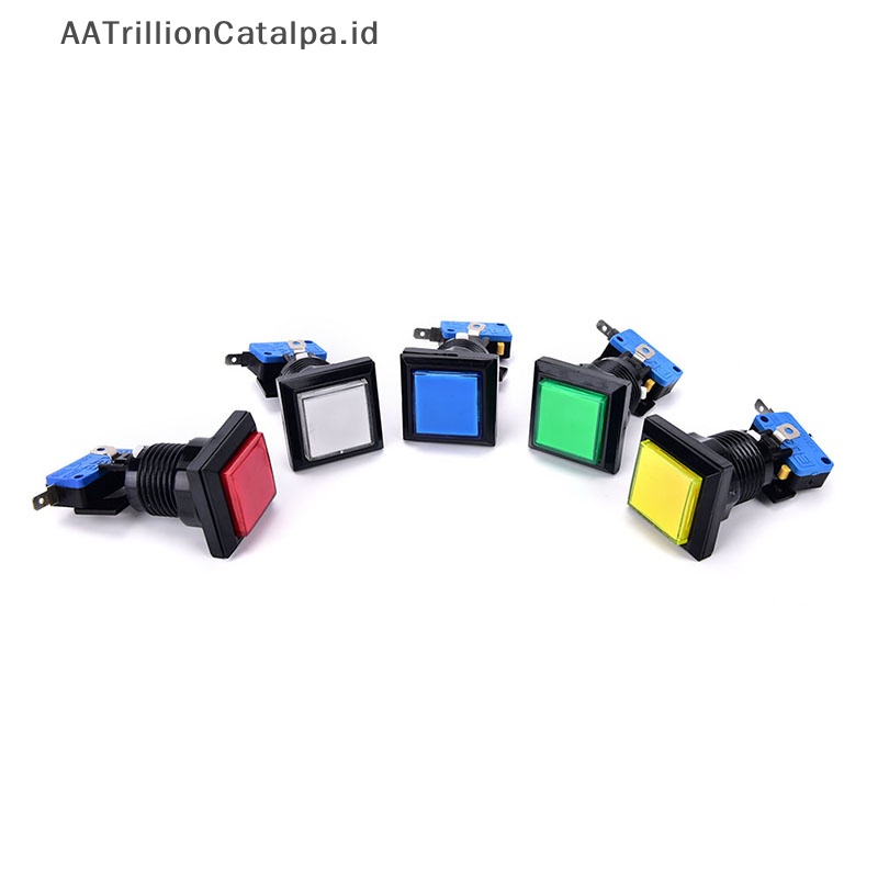 Mesin game kotak 33mm kaiwarillion naomatalpa 33mm tombol tekan arcade marocco illuminated push button