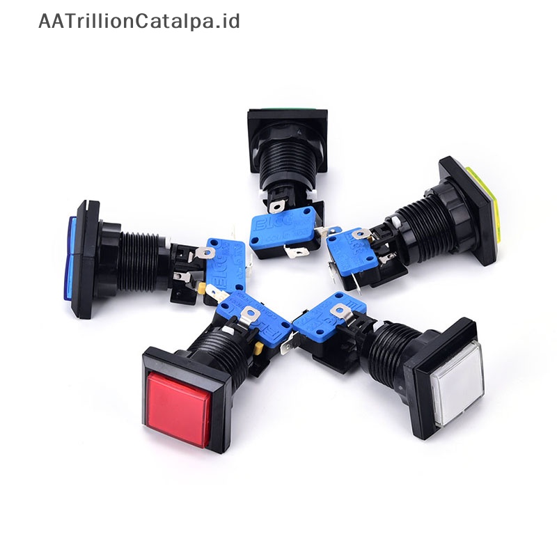 Mesin game kotak 33mm kaiwarillion naomatalpa 33mm tombol tekan arcade marocco illuminated push button