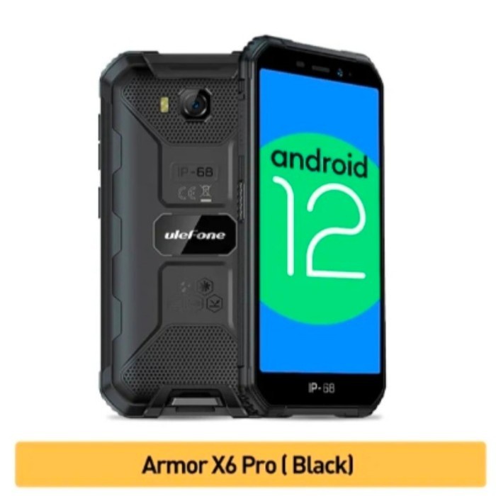 Ulefone Armor X6 Pro Android 12 Rugged Smartphone 128GB Expansion NFC