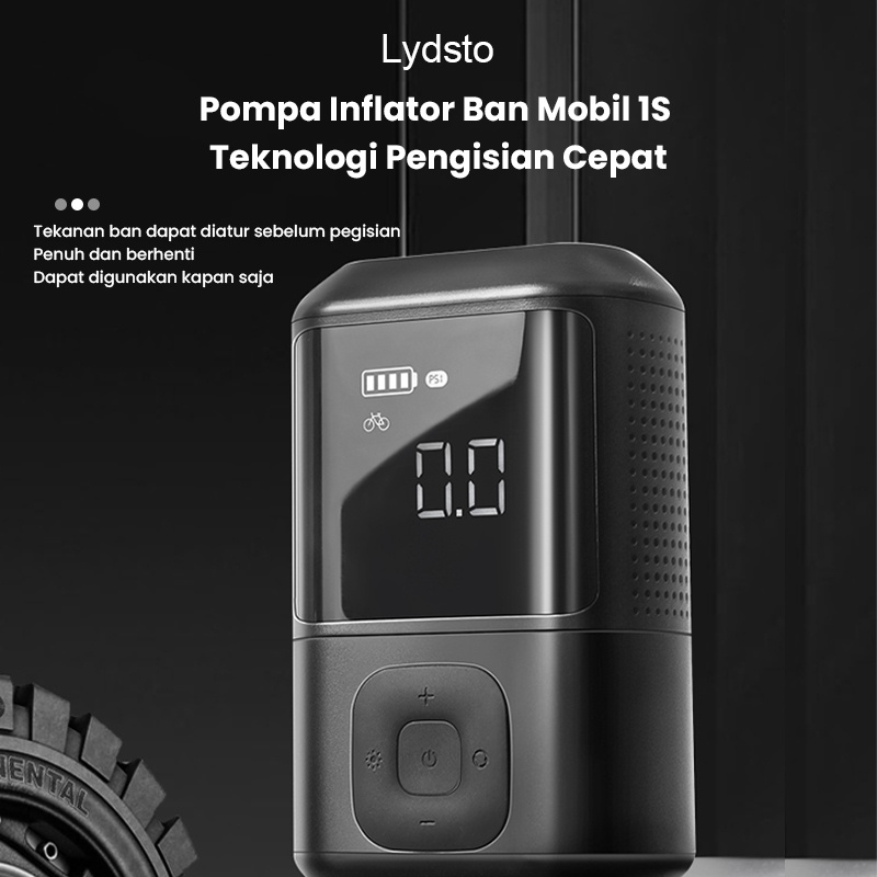 Xiaomi mijia Lydsto Pompa Inflator Ban Mobil 1S Teknologi Pengisian Cepat
