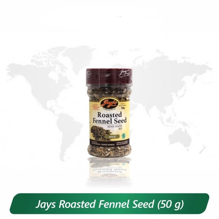 

JAYS ROASTED FENNEL SEED / BIJI ADAS MANIS
