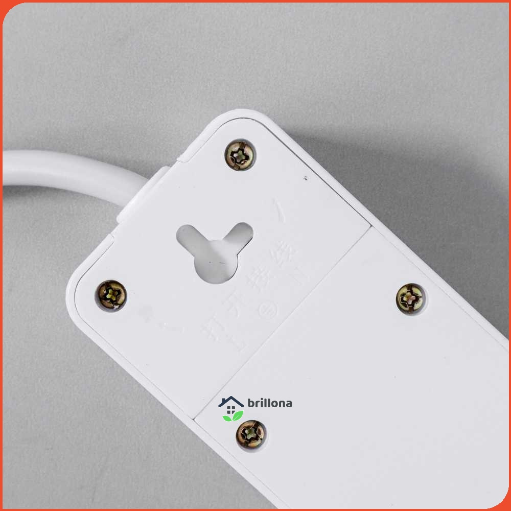 JRDQ Powerstrip 3 USB Port + 3 Electric Plug dengan LED Indikator