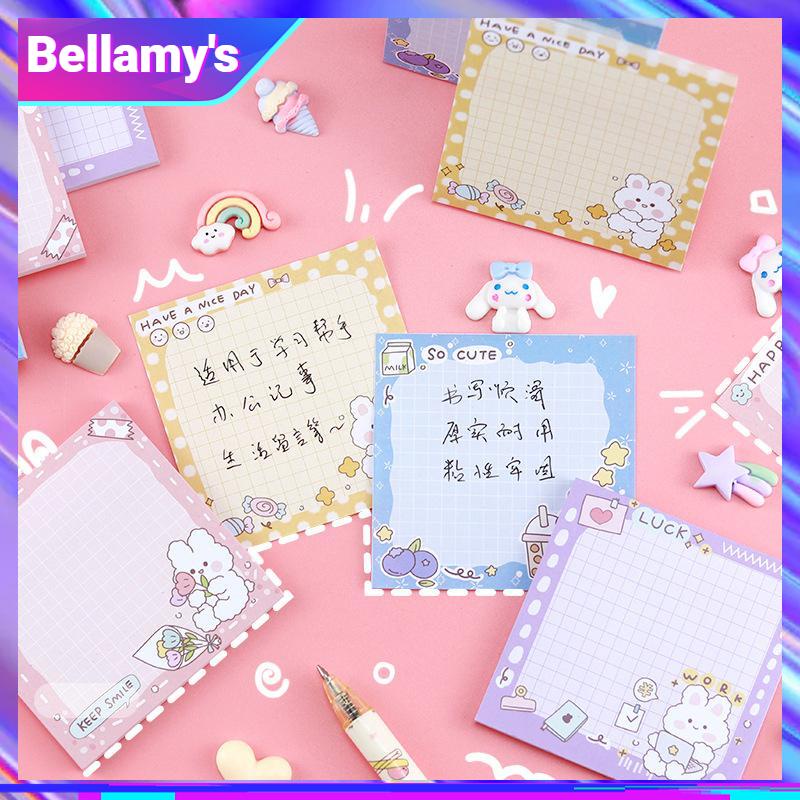 

COD ❤️ Sticky Notes Catatan Kreatif Stiker Pola Kartun Serbaguna Catatan-Bellamy's