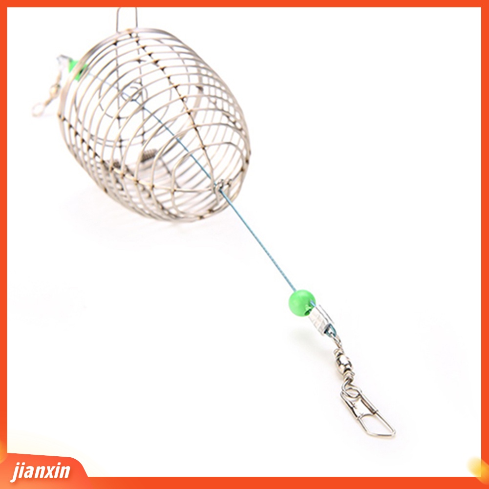 (In Stock) Ikan Kawat Stainless Steel Kecil Fish Bait Trap Basket Fishing Tackle Lure Cage