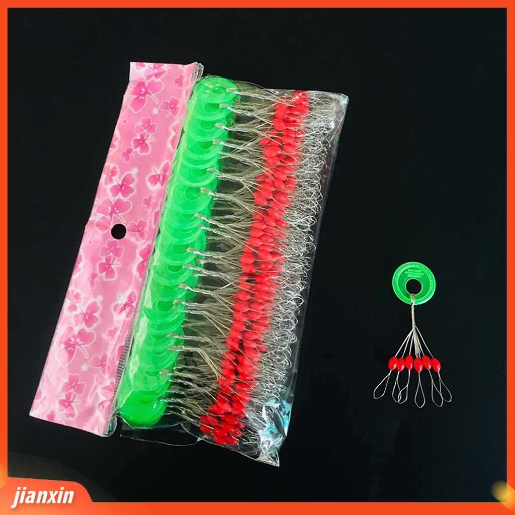 (In Stock) 100grup Oval Konsentrisitas Tinggi Merah Karet Memancing Space Beans Sea Carp Fly Fishing Floating Stoppers Untuk Angling