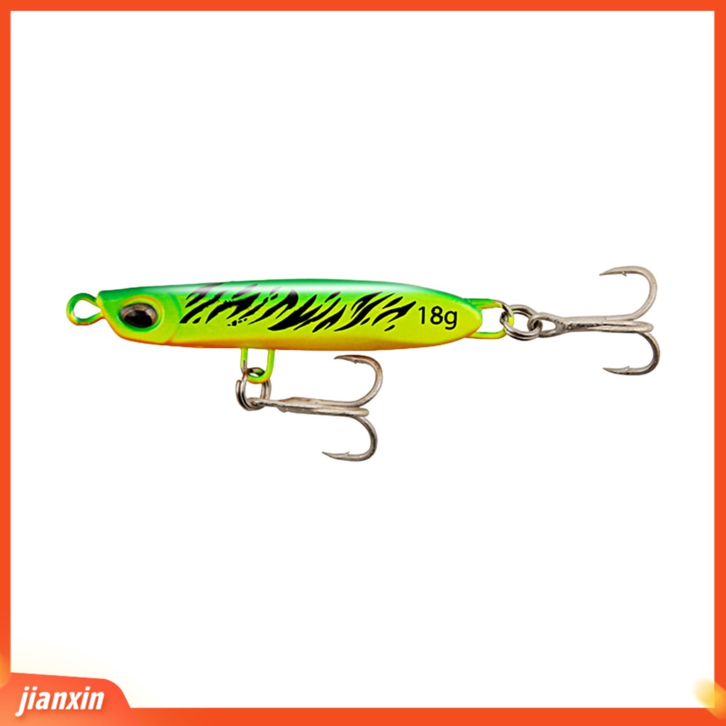 (In Stock) 18g /5.9cm Umpan Umpan Ikan Penembus Kuat Tajam Hidup Simulasi Warna-Warni Bentuk Ikan Tenggelam Bantu Kait Untuk Memancing